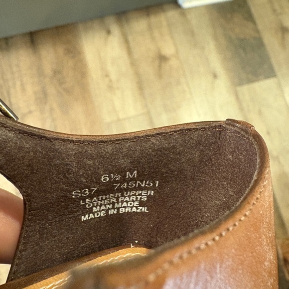 Naturalizer Vintage Leather Mary Jane Heels – Made in Brazil – Size 6.5 - Picture 5 of 6